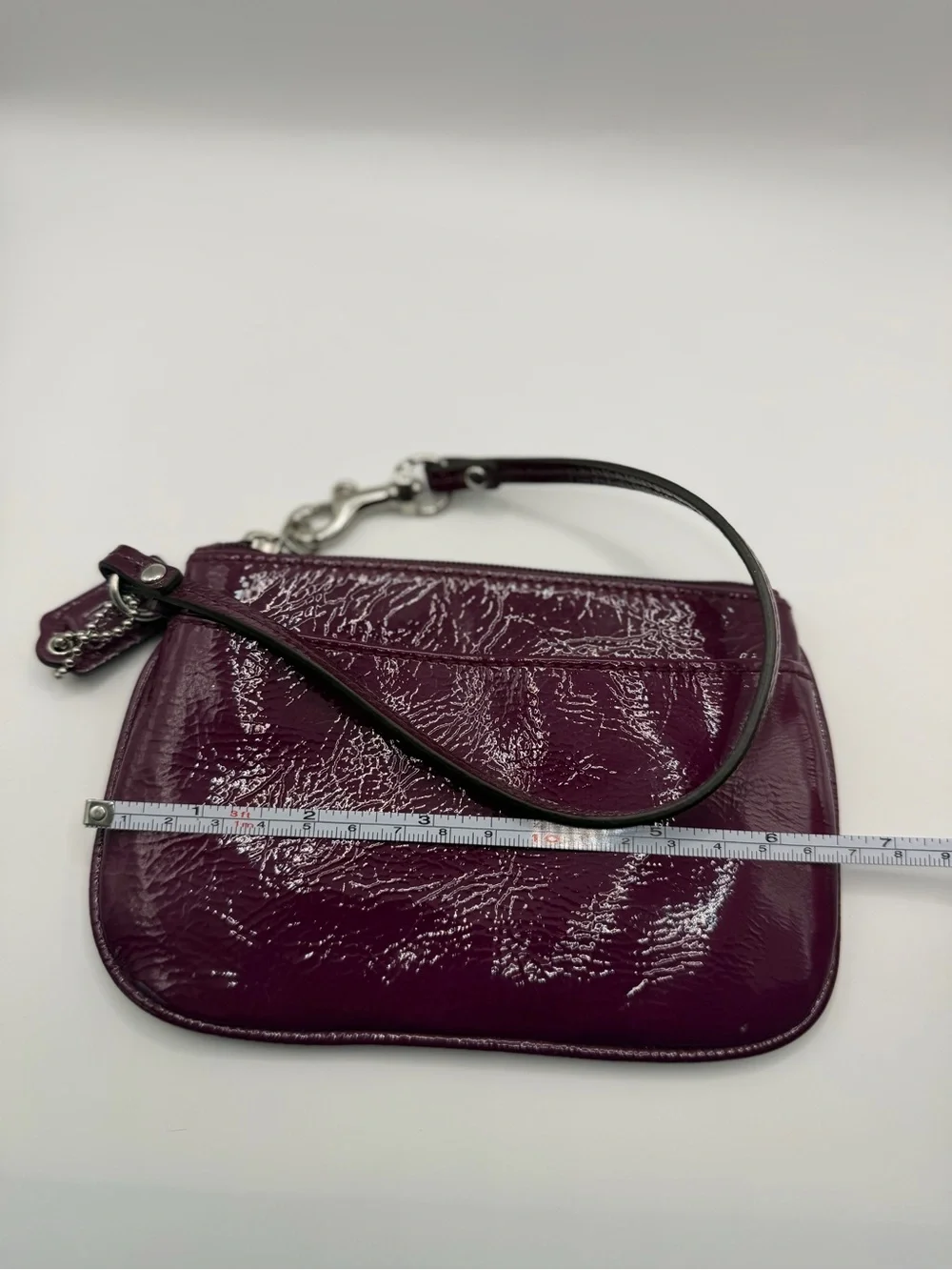 Vintage purple Coach Nolita 19 wristlet